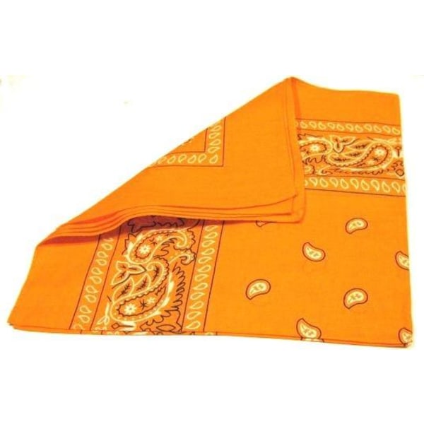 Paisley Bandana i flere farver Orange