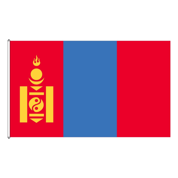 Mongolias flagg Mongolia