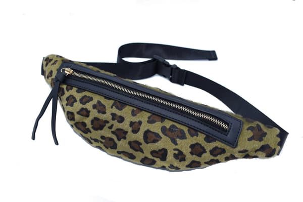 Talje taske Leopard Green