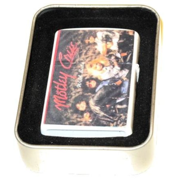 Mötley Crüe Bensin Lighter Silver