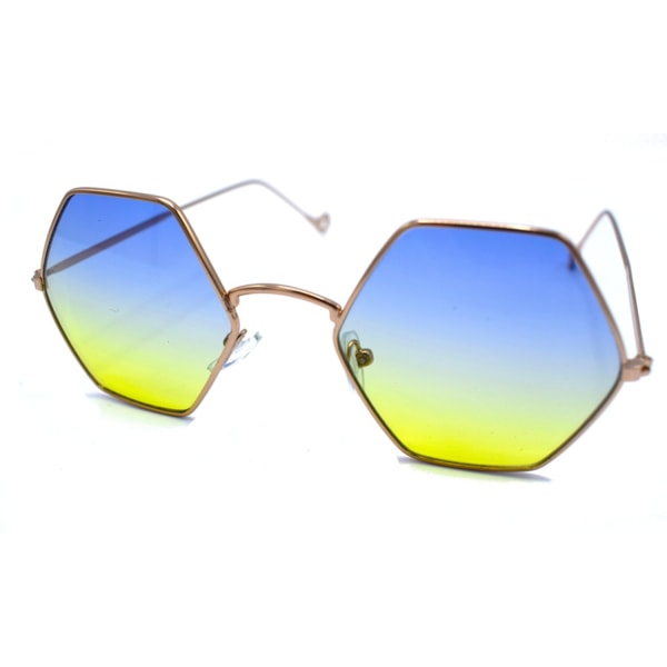 Blå / gule solbriller - KOST Blue bda9 | Blue | Fyndiq