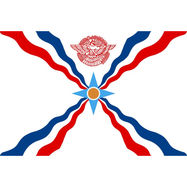 Assyriska flaggan - Assyrian