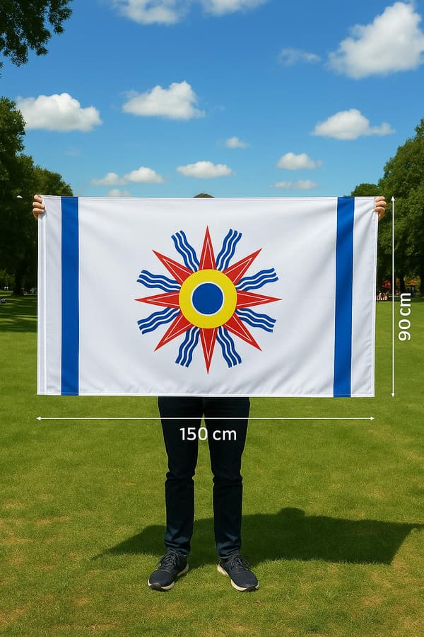 Det kaldeiske flagget – 150 × 90 cm