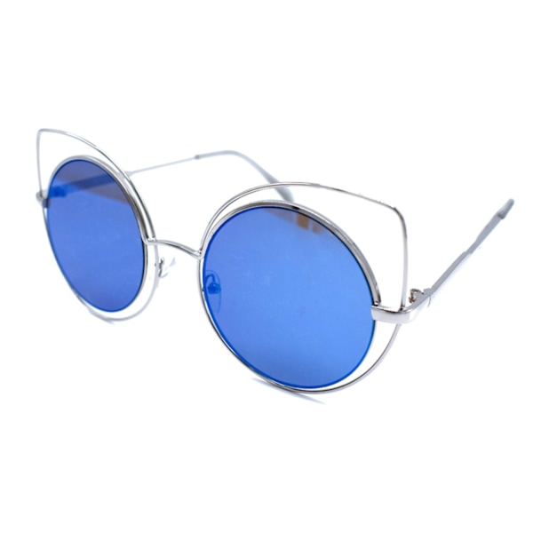 Blå runde kattesolbriller Blue