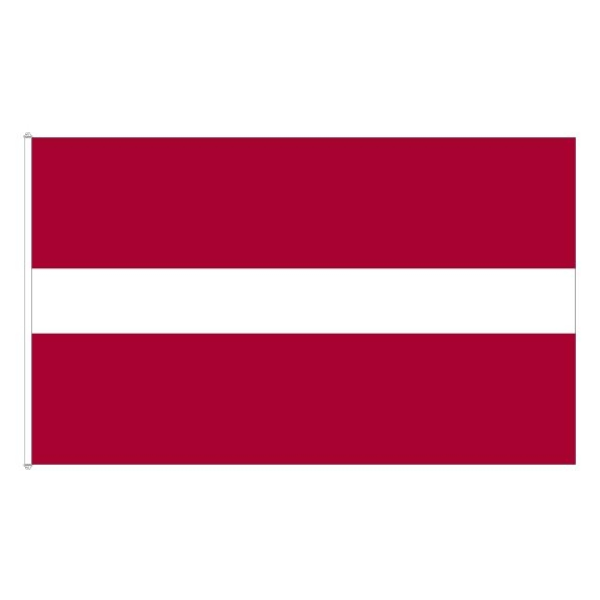 Lettland flagga Latvia