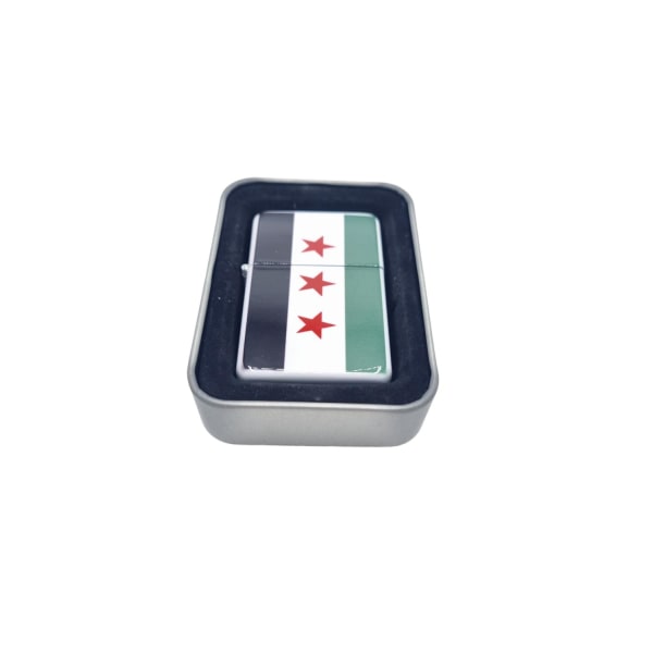 Lighter - SYRIEN (GAMMEL) FLAG