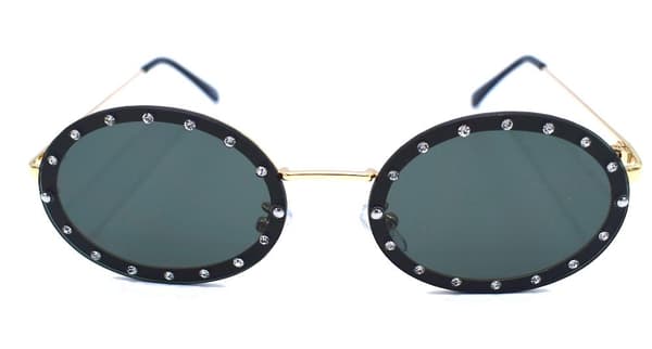 Svarte/gule solbriller - Ice Edition Gold