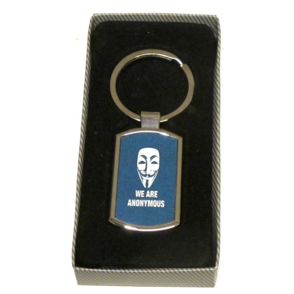 We are anonymous - Nyckelring Silver
