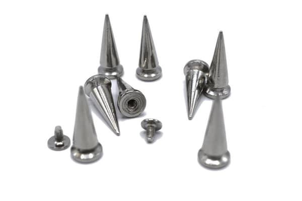 Spisse nagler løse - 20 stk Silver