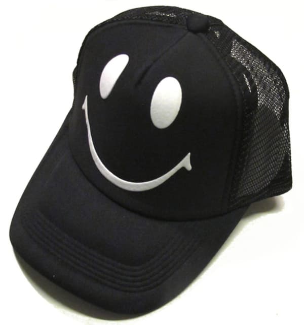 Smiley cap rekkakuski Black