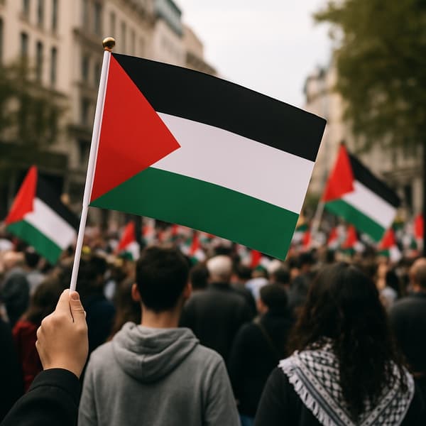 Palestiinan lippu käsilippu – 5 kpl