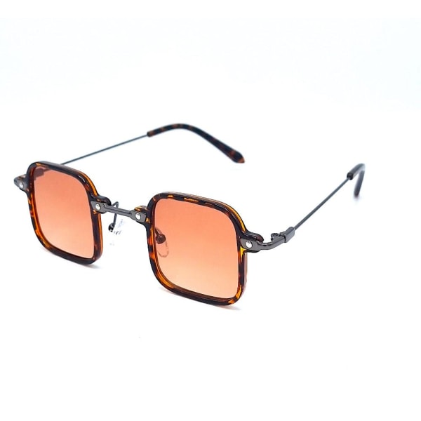 Fyrkantiga solglasögon Tony S - Leopard / brun Brun