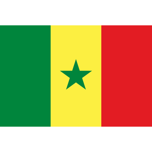 Senegal flagga