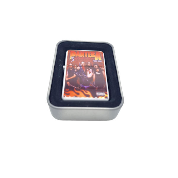 Pantera Bensin lighter Silver