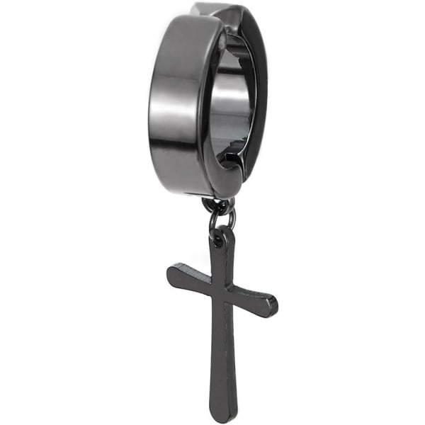 Clip on øredobber svart CROSS Black