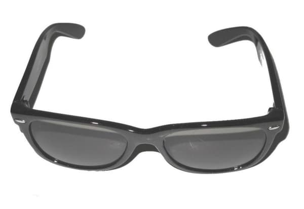Retro solbriller - svart Black