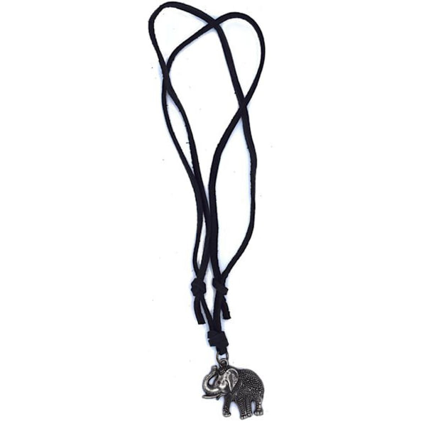 LÆDER HALSEKLEDE ELEFANT