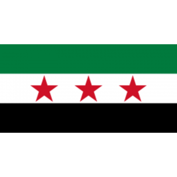 Flagg - Syria (gammelt) -Syrisk nasjonal koalisjon bruker Syria-old
