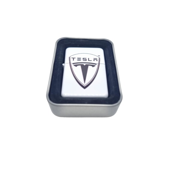 Tesla  BENZIN LIGHTER Silver