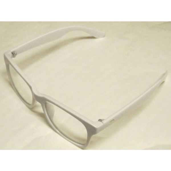 Solbriller Retro Clear - Hvit White