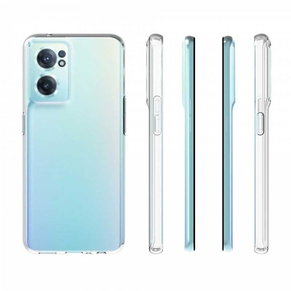 OnePlus Nord CE 2 5G stødabsorberende silikonebetræk Enkelt Transparent