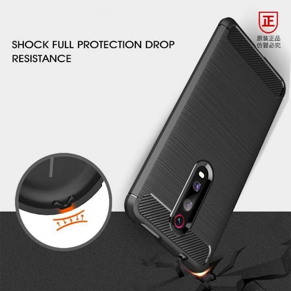 Xiaomi Mi 9T Shockproof Shell SlimCarbon Black