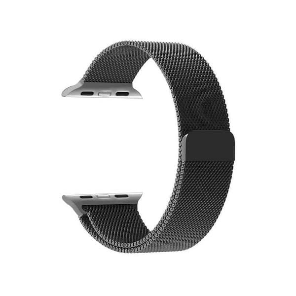 Apple Watch 44mm rannekoru Milanese Loop Black