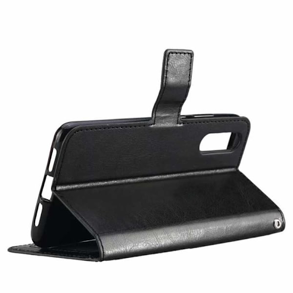 Huawei P20 Pro Pung Etui PU Læder 4 RUMMET Black