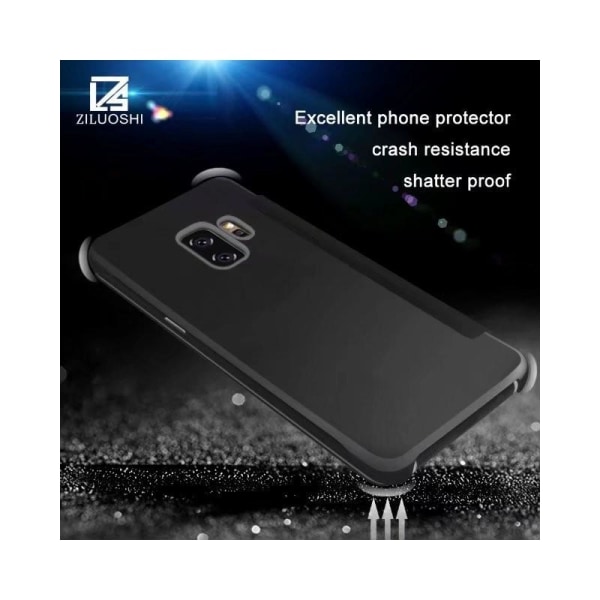Samsung S9 Plus Flipfodral Clear View Standing Rocket Silver