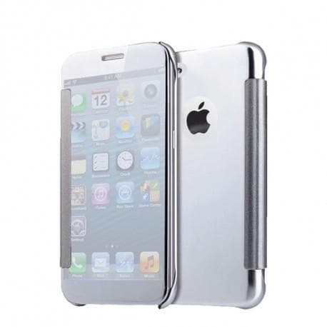 iPhone 8 Exklusiv Flipfodral Clear View Standing Rocket® Svart