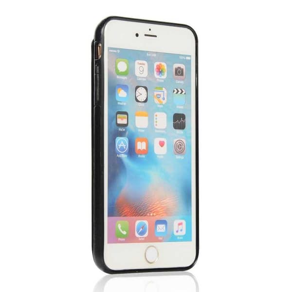 iPhone 6S Plus Iskunkestävä kotelo, 3-taskuinen Flippr V2 Black
