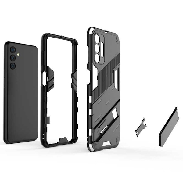 Samsung A34 5G iskunkestävä suojus jalustalla ThinArmor V2 Svart