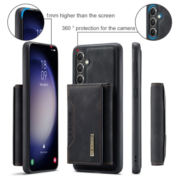 8-FACK Samsung S24 Plus Stöttåligt Skal med Magnetisk Korthållar