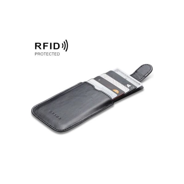 Selvklæbende RFID-kortholder til mobiltelefon - MUXMA Svart