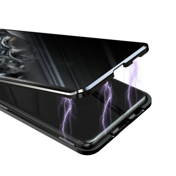 Samsung S21 Plus Privacy Heltäckande Premium Skal Glassback V4 Transparent