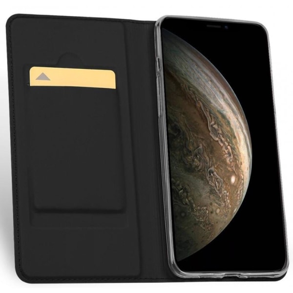 iPhone 12 Pro Exclusive Flip Case Smooth-kortspor Black