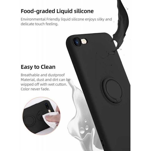 iPhone 7/8/SE (2020 & 2022) Iskunkestävä kotelo CamShield-renkaan pidikkeellä Grön
