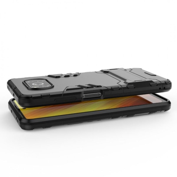 Xiaomi Poco X3 NFC iskunkestävä kotelo jalustalla ThinArmor Black