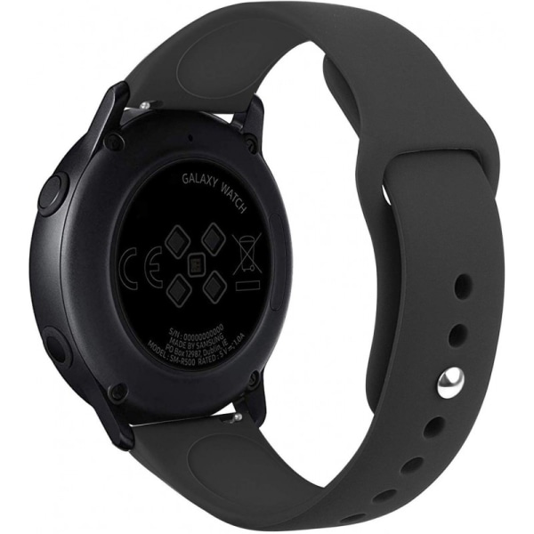 Samsung Galaxy Watch Active Slitstark Silikon Armband Walkr Svart