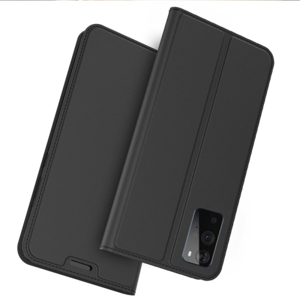 OnePlus 9 Pro Exclusive Flip Case Smooth-kortspor Black