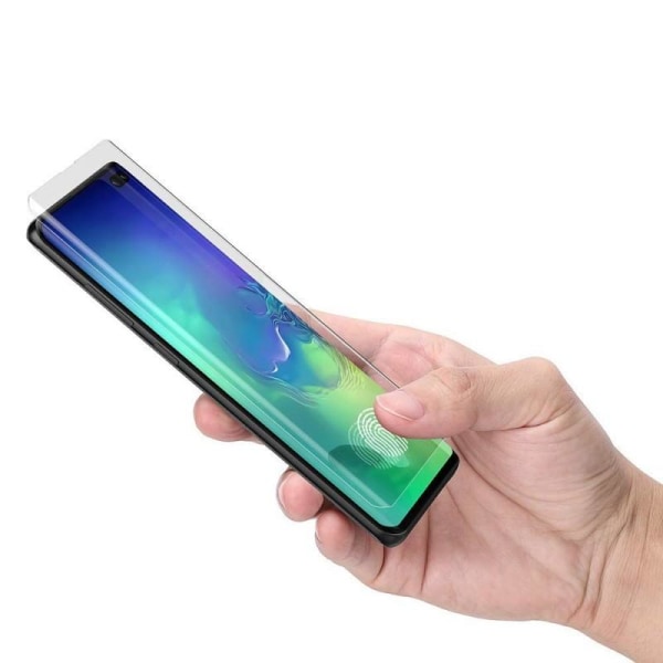 Samsung S10 hærdet glas 9H Hofi UV Transparent
