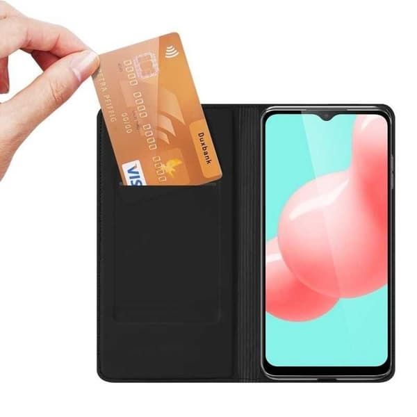 Samsung A53 5G Flip Case Smooth -korttipaikka Black