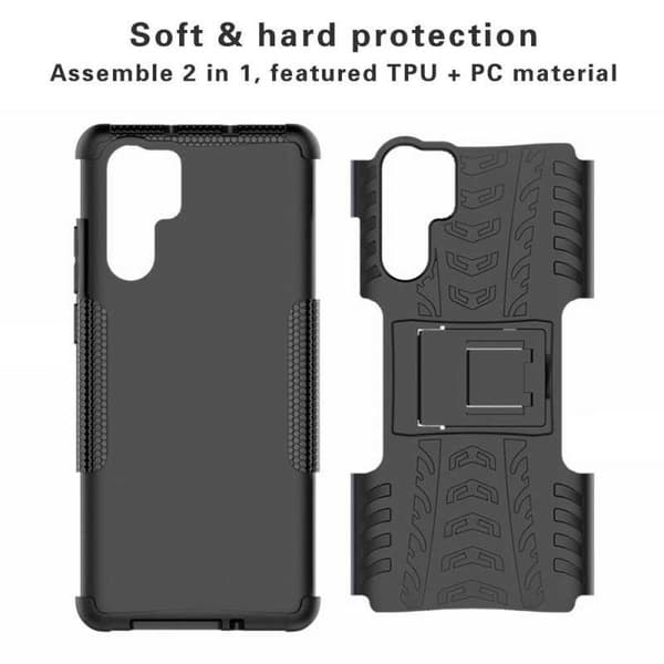 Huawei P30 Pro Iskunkestävä suojus Active Supportilla Black