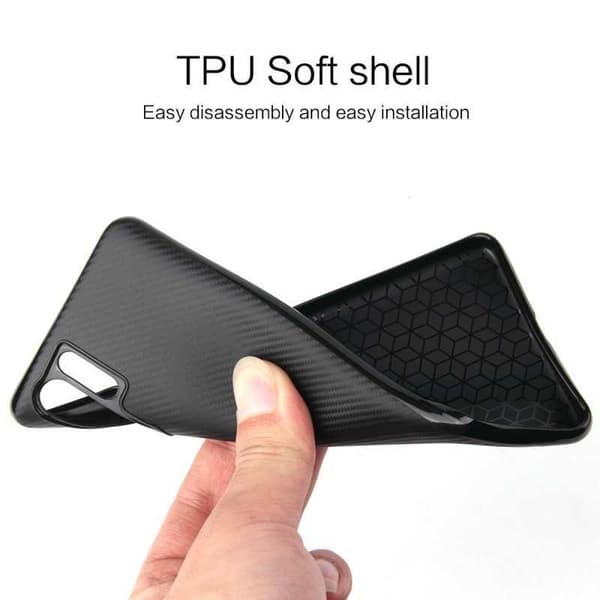 Huawei P30 Pro Iskunkestävä suojus FullCarbon V2 Black