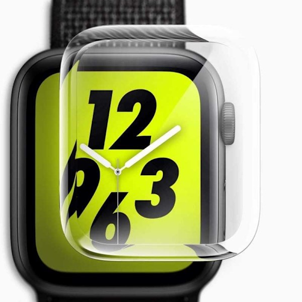 2-PACK Apple Watch 42mm 3D hærdet glas 0,2mm 9H Transparent