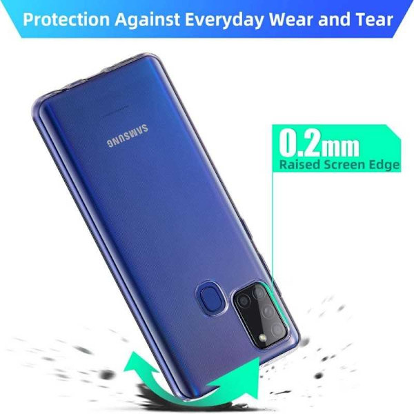 Samsung A21s Stötdämpande Mjukt Skal Simple Transparent