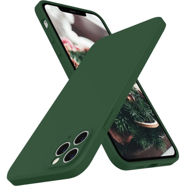 iPhone 11 Pro Gummierte Matte Green Shell Liquid - Grønn