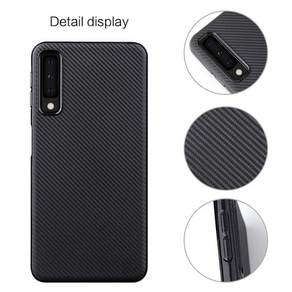 Samsung Galaxy A50 Stöttåligt Skal FullCarbon V2 Svart