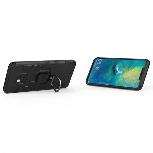 Mate 20 Pro Stöttåligt Skal med Ringhållare ThinArmor (LYA-L29) Svart