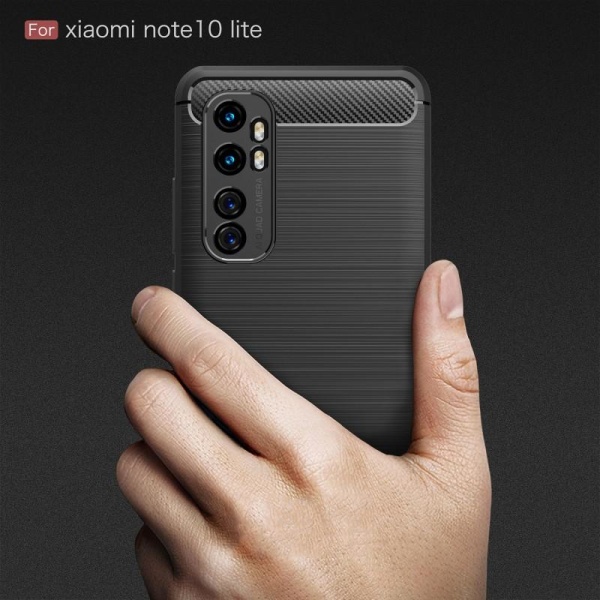 Xiaomi Mi Note 10 Lite Shockproof Shell SlimCarbon Black